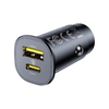 Baseus GoTrip USB-C / USB-A 30W Autós töltő - Fekete - 0. kép