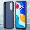 Xiaomi Redmi Note 11 / Note 11S - Techsuit - Szénszálas Szilikon - Fekete tok - 1. kép