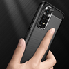 Xiaomi Redmi Note 11 / Note 11S - Techsuit - Szénszálas Szilikon - Fekete tok - 2. kép