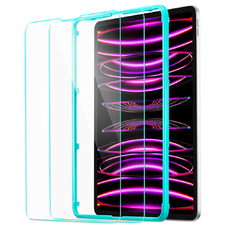 ESR - 9H edzett üveg (2 db-os csomag) - iPad Pro 12.9 (2018 / 2020 / 2021 / 2022) - Átlátszó