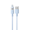 Baseus - Adatkábel Kijelző 2 (P10382700311-01) - USB Lightning csatlakozóval, Gyors töltés, Digitális kijelző, 2.4A, 2m - Galaxy Kék - 0. kép