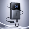 Joyroom JR-PR1 10000mAh 22.5W Powerbank with Built-in Retractable USB-C Cable - Black - 0. kép