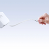 Joyroom JR-TCL06 67W GaN falitöltő beépített visszahúzható USB-C kábellel - Fehér - 1. kép