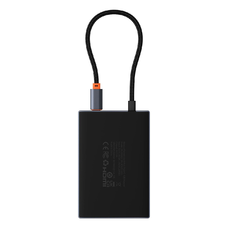 Baseus PioneerJoy 8 az 1-ben USB-C HUB HDMI 4K@60Hz + HDMI 4K@30Hz + DisplayPort 8K@30Hz + VGA + 2 x USB-A 3.0 + 2 x USB-C - szürke