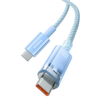 Baseus Explorer 100W USB-C - USB-C Kábel Intelligens Hőmérséklet Érzékelővel 1m - Kék - 0. kép