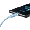 Baseus Explorer 100W USB-C - USB-C Kábel Intelligens Hőmérséklet Érzékelővel 1m - Kék - 1. kép