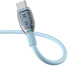 Baseus Pudding 100W USB-A - USB-C Kábel 2m - Kék - 2. kép