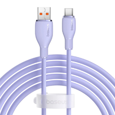 Baseus Pudding 100W USB-A - USB-C Kábel 2m - Lila