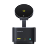 Baseus MagPro Series II 7 az 1-ben USB-C Hub MagSafe-kompatibilis töltővel 15W + HDMI + USB-A + USB-C + SD/TF - Fekete - 0. kép