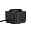 Baseus MagPro Series II 7 az 1-ben USB-C Hub MagSafe-kompatibilis töltővel 15W + HDMI + USB-A + USB-C + SD/TF - Fekete - 2. kép