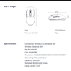 Havit - Vezeték nélküli gamer egér (MS969WB) - 1000 - 16000 DPI, LED világítás, 150mAh, 1,6m, 5V - Fekete / Lila - 4. kép