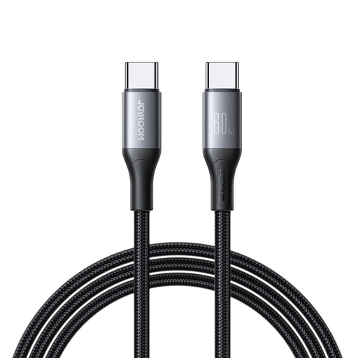 Joyroom S-A28 Flash Sorozat 60W USB-C - USB-C kábel 1m - fekete