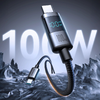 Joyroom S-A16 Pro Prism sorozat 100W USB-C kábel - USB-C digitális kijelzővel 1,2m - Fekete - 0. kép