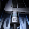 Joyroom S-A16 Pro Prism sorozat 100W USB-C kábel - USB-C digitális kijelzővel 1,2m - Fekete - 1. kép