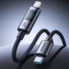 Joyroom S-A16 Pro Prism Series 30W USB-C - Lightning Kábel Kijelzővel 1.2m - Fekete - 2. kép