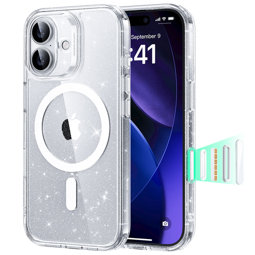  iPhone 17 Tiszta Csillogás ESR Klasszikus Hibrid HaloLock tok