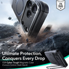  iPhone 17 Pro Max Fekete ESR - Cyber Armor Kitámasztós tok - 1. kép