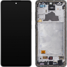 LCD kijelzőmodul Samsung Galaxy A72 A725 / A72 5G A726, Fekete