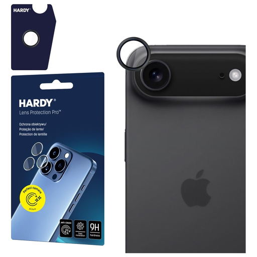  Apple iPhone 17 Air Fekete 3MK HARDY Lencsevédő Pro