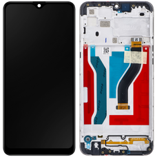 LCD Kijelzőmodul Samsung Galaxy A10s A107, fekete