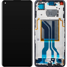 LCD kijelzőmodul Realme GT Neo2, fekete