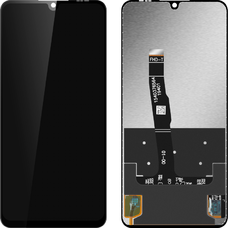 LCD Kijelzőmodul MP Huawei nova 4e / P30 lite / P30 lite New Edition készülékhez, keret nélkül, utángyártott, fekete
