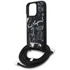  iPhone 16 Pro fekete Karl Lagerfeld Crossbody Grained Mintás & Logós tok - 3. kép