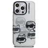  iPhone 16 Pro Max Átlátszó Karl Lagerfeld IML Multi K&C Head minta tok - 1. kép