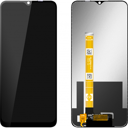 LCD Kijelzőmodul MP Oppo A16 / A16s / A54s, keret nélkül, utángyártott, fekete