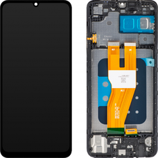 Samsung Galaxy A05 A055 LCD Kijelzőmodul, Utángyártott, Fekete