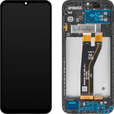 LCD Kijelzőmodul MP Samsung Galaxy A14 A145, Nem EU Verzió, Utángyártott, Fekete