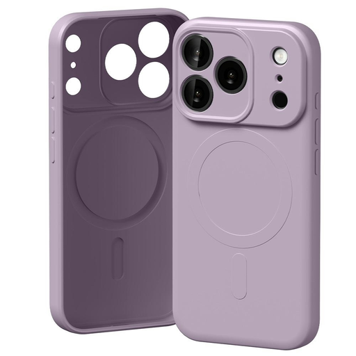 iPhone 17 Pro levendula szürke Mercury félig szilikon MagSafe tok iPhone 17 Pro levendula szürke Mercury félig szilikon MagSafe tok