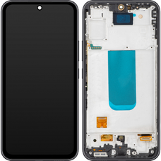 LCD Kijelzőmodul MP Samsung Galaxy A54 A546 készülékhez, OLED verzió, Utángyártott, Grafit