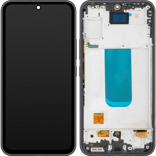 LCD Kijelzőmodul MP Samsung Galaxy A54 A546 készülékhez, OLED verzió, Utángyártott, Grafit
