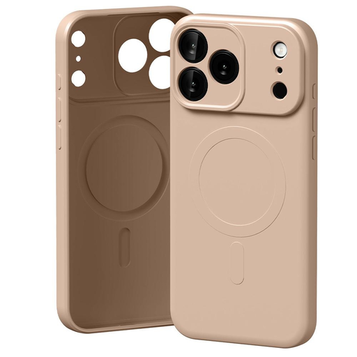 iPhone 17 Pro Max Pink Sand Mercury Semi-Silicone MagSafe tok iPhone 17 Pro Max Pink Sand Mercury Semi-Silicone MagSafe tok