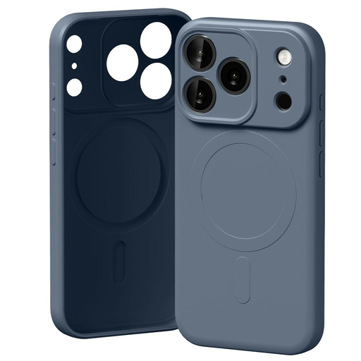 iPhone 17 Pro Sierra Kék Mercury Semi-Silicone MagSafe tok iPhone 17 Pro Sierra Kék Mercury Semi-Silicone MagSafe tok