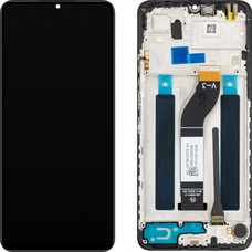 LCD kijelző modul MP Xiaomi Redmi 13C / 13C 5G / 13R / Poco C65 / M6, utángyártott, fekete
