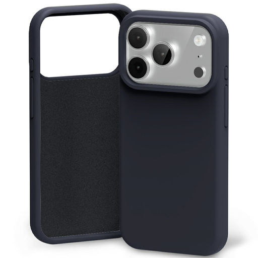  iPhone 17 Pro Sötétkék Mercury Szilikon tok