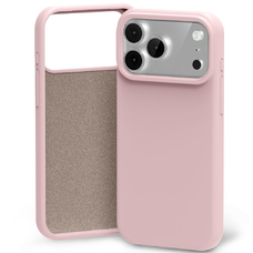  Apple iPhone 17 Pro rózsaszín-homokszínű Mercury Szilikon tok