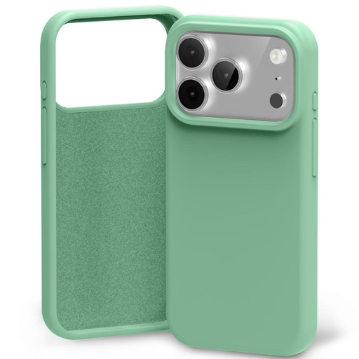  iPhone 17 Pro Zöld Mercury Szilikon tok