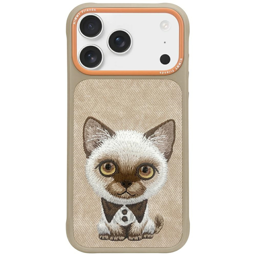 iPhone 17 Pro Max Bézs Nimmy Nagy Szemű Kedvenc 2.0 Macska Tok iPhone 17 Pro Max Bézs Nimmy Nagy Szemű Kedvenc 2.0 Macska Tok