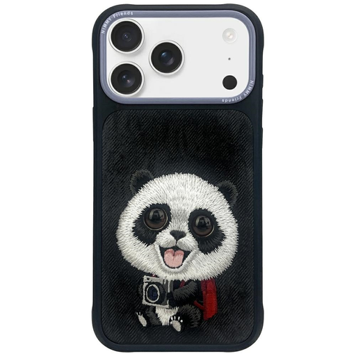 iPhone 17 fekete Nimmy Big Eyed Pet 2.0 Panda tok iPhone 17 fekete Nimmy Big Eyed Pet 2.0 Panda tok