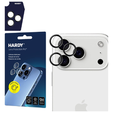  Apple iPhone 17 Pro / 17 Pro Max fekete 3MK HARDY objektívlencse védő Pro üvegfólia