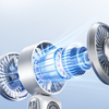 Kézi ventilátor AWEI F39 Fast Ice fehér - 2. kép
