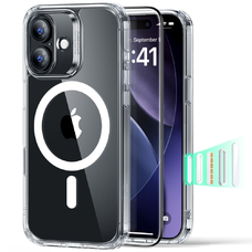  iPhone 17 Átlátszó Esr Classic Hybrid Magsafe & Edzett Üveg tok