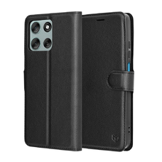 Motorola Moto G56 - Bőr tok - Techsuit - Fekete