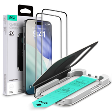  iPhone 17 Air Átlátszó Edzett Üveg ESR UltraFit 2-pack üvegfólia