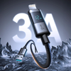 Joyroom S-A16 Pro Prism Series 3A USB-A - Lightning Kábel Kijelzővel 1.2m - Fekete - 0. kép