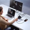 Baseus EnerFill FA11 67W hálózati elosztó, USB-A + USB-C kocka + 3 x EU aljzat 1,5m - Fekete - 4. kép