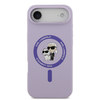  iPhone 17 Air lila Karl Lagerfeld Liquid Silicone Karl és Choupette MagSafe tok - 1. kép